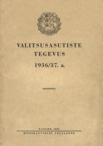 Valitsusasutiste tegevus