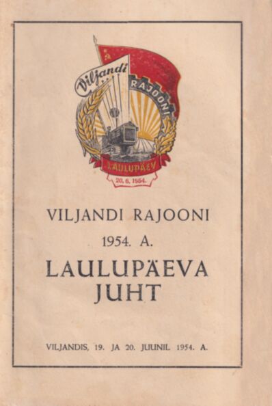 Viljandi rajooni 1954. a. laulupäev