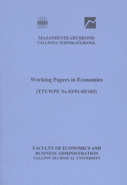 Working Papers in Economics